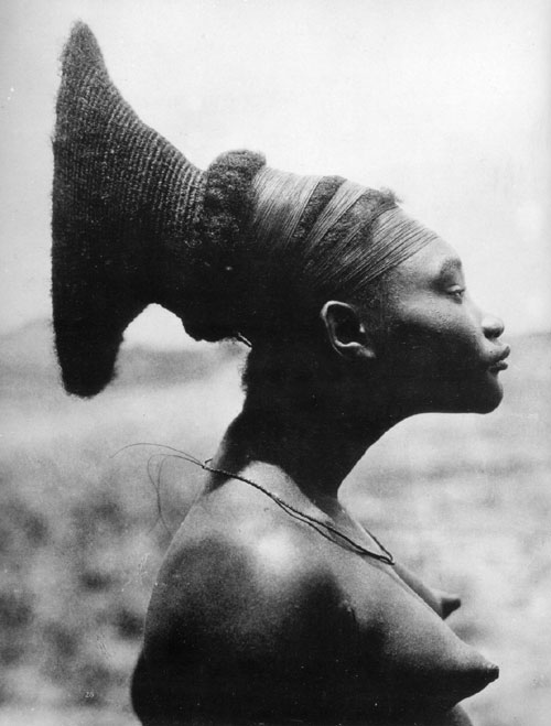 femme mangbetu,mangbetou, nobosudru, croisière noire,congo,profil